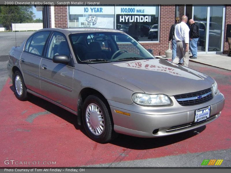 Sandrift Metallic / Neutral 2000 Chevrolet Malibu Sedan