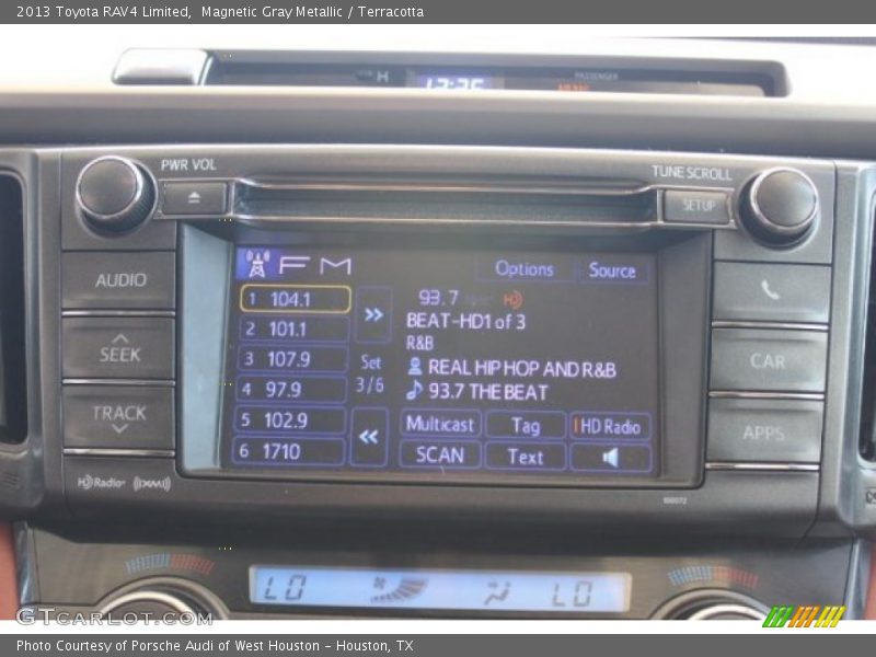 Magnetic Gray Metallic / Terracotta 2013 Toyota RAV4 Limited