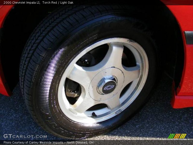 Torch Red / Light Oak 2000 Chevrolet Impala LS
