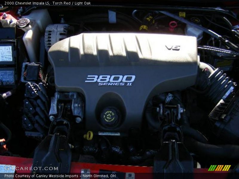 Torch Red / Light Oak 2000 Chevrolet Impala LS