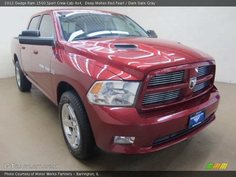 Deep Molten Red Pearl / Dark Slate Gray 2012 Dodge Ram 1500 Sport Crew Cab 4x4