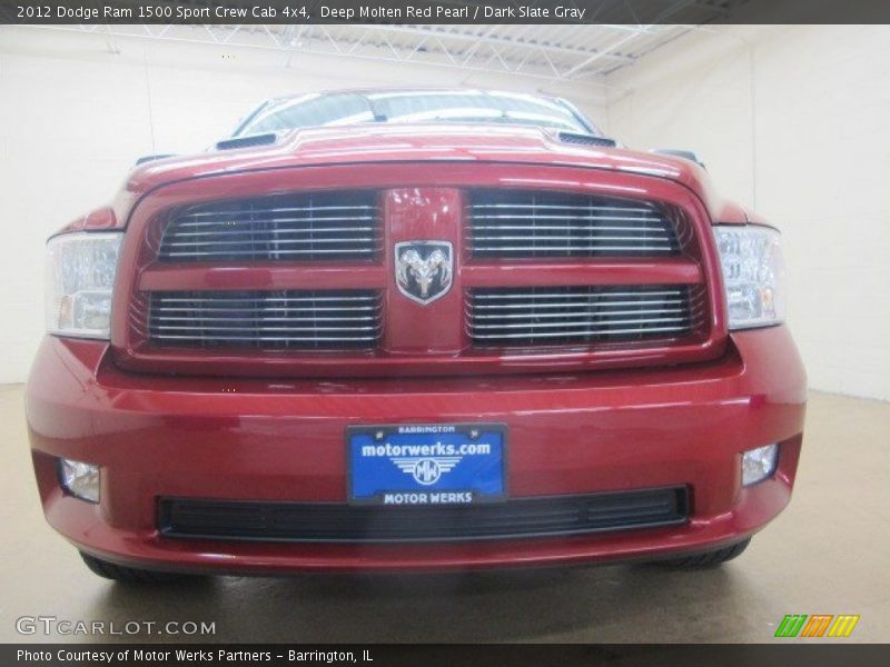 Deep Molten Red Pearl / Dark Slate Gray 2012 Dodge Ram 1500 Sport Crew Cab 4x4