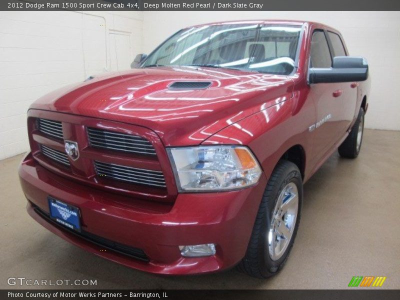 Deep Molten Red Pearl / Dark Slate Gray 2012 Dodge Ram 1500 Sport Crew Cab 4x4