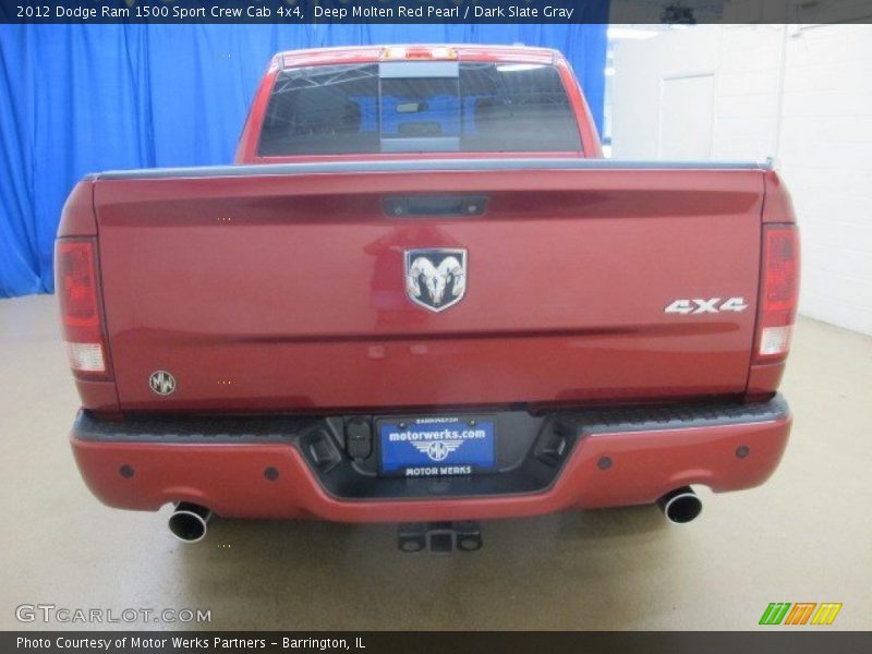 Deep Molten Red Pearl / Dark Slate Gray 2012 Dodge Ram 1500 Sport Crew Cab 4x4