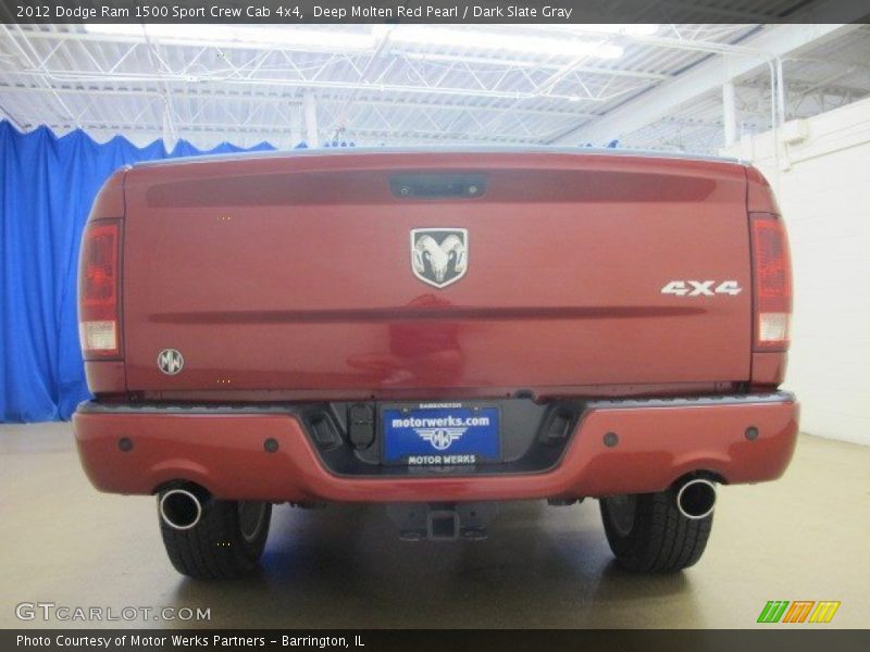 Deep Molten Red Pearl / Dark Slate Gray 2012 Dodge Ram 1500 Sport Crew Cab 4x4