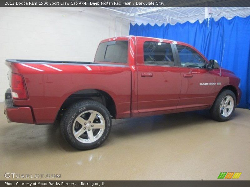 Deep Molten Red Pearl / Dark Slate Gray 2012 Dodge Ram 1500 Sport Crew Cab 4x4