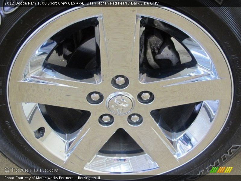 Deep Molten Red Pearl / Dark Slate Gray 2012 Dodge Ram 1500 Sport Crew Cab 4x4