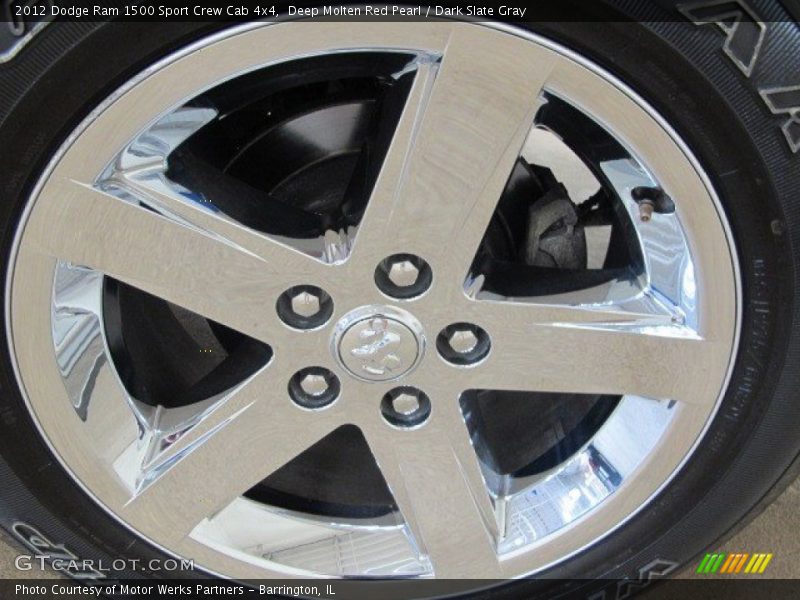 Deep Molten Red Pearl / Dark Slate Gray 2012 Dodge Ram 1500 Sport Crew Cab 4x4