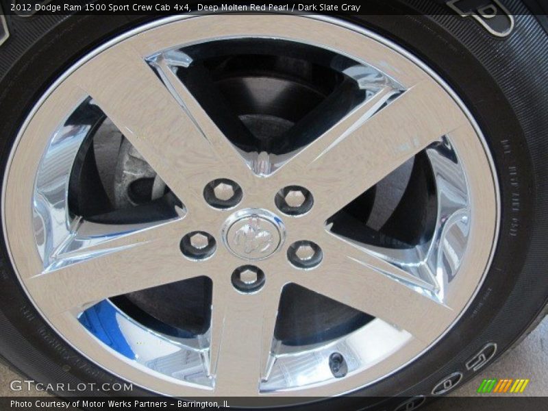Deep Molten Red Pearl / Dark Slate Gray 2012 Dodge Ram 1500 Sport Crew Cab 4x4