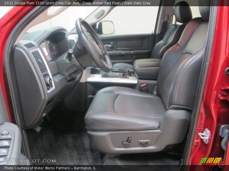 Deep Molten Red Pearl / Dark Slate Gray 2012 Dodge Ram 1500 Sport Crew Cab 4x4