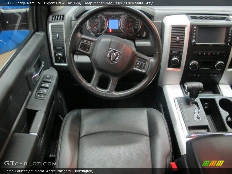 Deep Molten Red Pearl / Dark Slate Gray 2012 Dodge Ram 1500 Sport Crew Cab 4x4