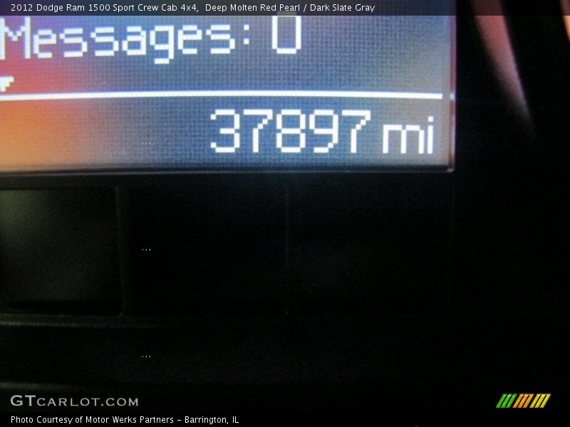 Deep Molten Red Pearl / Dark Slate Gray 2012 Dodge Ram 1500 Sport Crew Cab 4x4