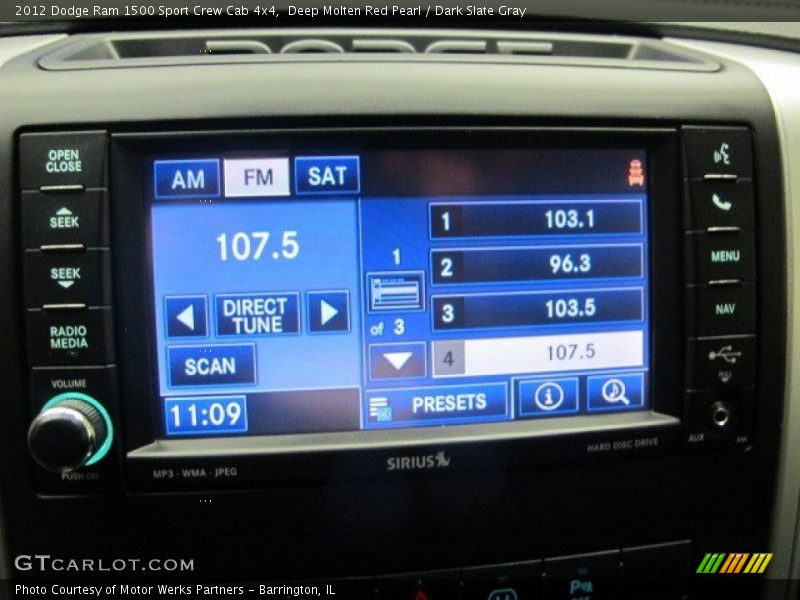Deep Molten Red Pearl / Dark Slate Gray 2012 Dodge Ram 1500 Sport Crew Cab 4x4
