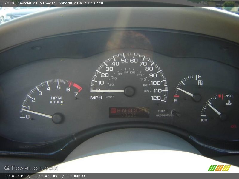 Sandrift Metallic / Neutral 2000 Chevrolet Malibu Sedan