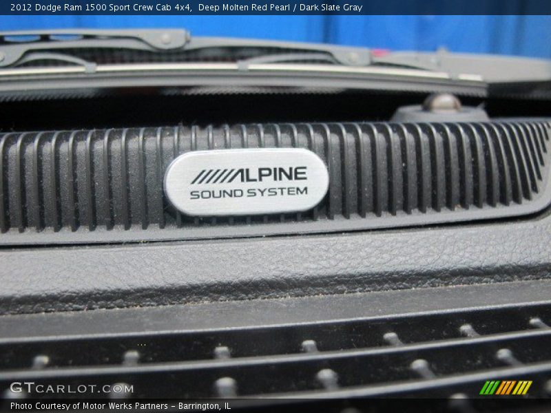 Deep Molten Red Pearl / Dark Slate Gray 2012 Dodge Ram 1500 Sport Crew Cab 4x4