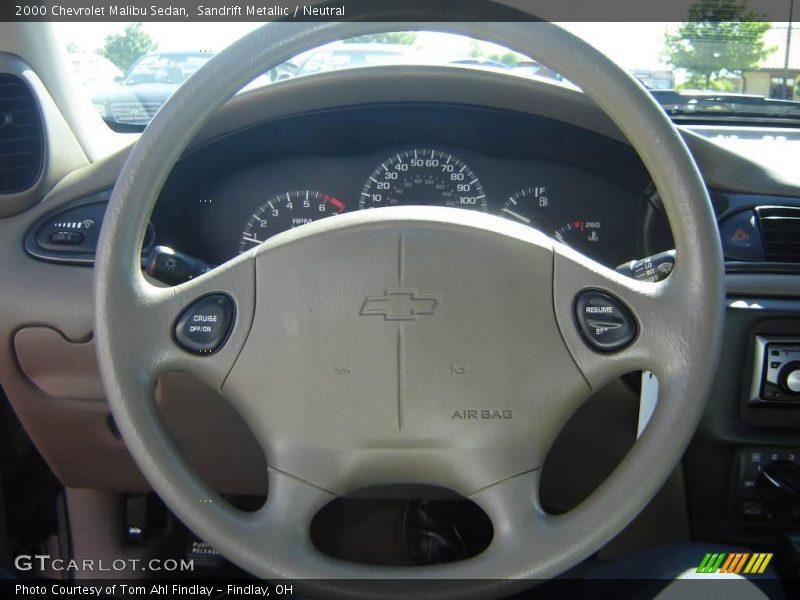Sandrift Metallic / Neutral 2000 Chevrolet Malibu Sedan
