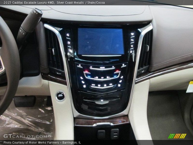 Silver Coast Metallic / Shale/Cocoa 2015 Cadillac Escalade Luxury 4WD