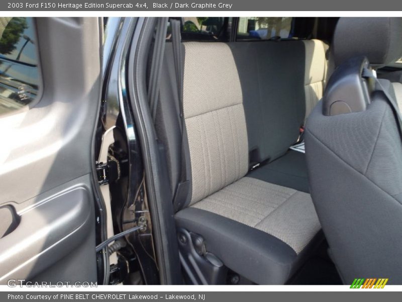 Black / Dark Graphite Grey 2003 Ford F150 Heritage Edition Supercab 4x4