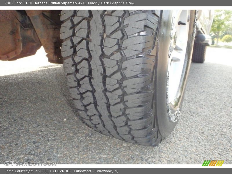 Black / Dark Graphite Grey 2003 Ford F150 Heritage Edition Supercab 4x4