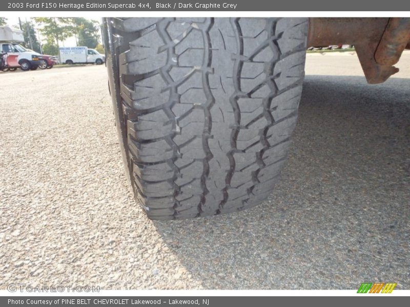 Black / Dark Graphite Grey 2003 Ford F150 Heritage Edition Supercab 4x4