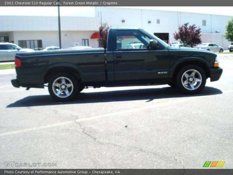 Forest Green Metallic / Graphite 2001 Chevrolet S10 Regular Cab