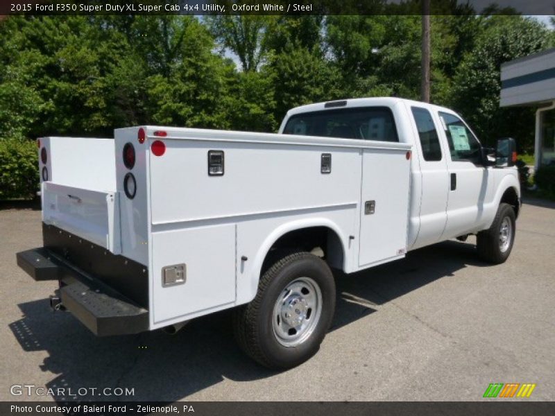 Oxford White / Steel 2015 Ford F350 Super Duty XL Super Cab 4x4 Utility