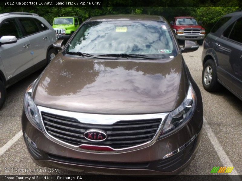 Sand Track / Alpine Gray 2012 Kia Sportage LX AWD