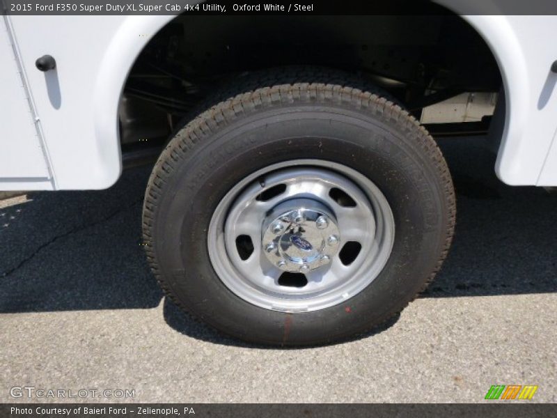 Oxford White / Steel 2015 Ford F350 Super Duty XL Super Cab 4x4 Utility