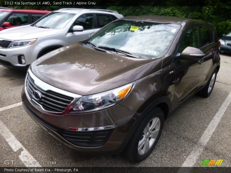 Sand Track / Alpine Gray 2012 Kia Sportage LX AWD
