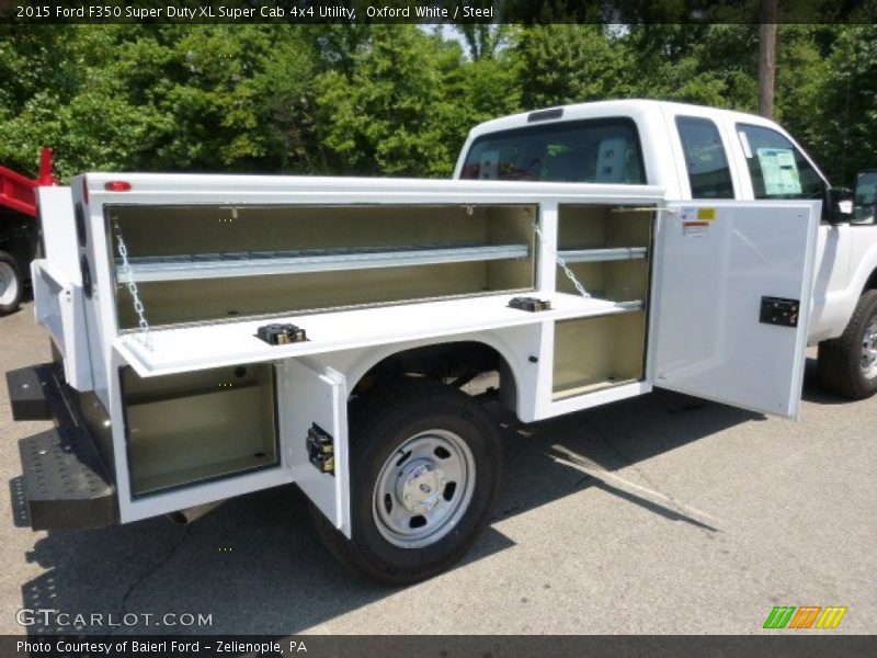 Oxford White / Steel 2015 Ford F350 Super Duty XL Super Cab 4x4 Utility