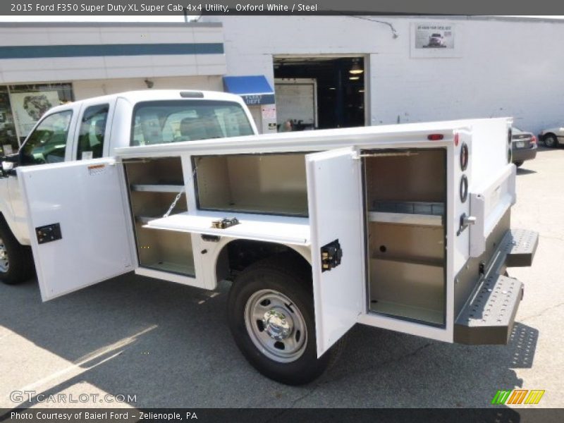Oxford White / Steel 2015 Ford F350 Super Duty XL Super Cab 4x4 Utility