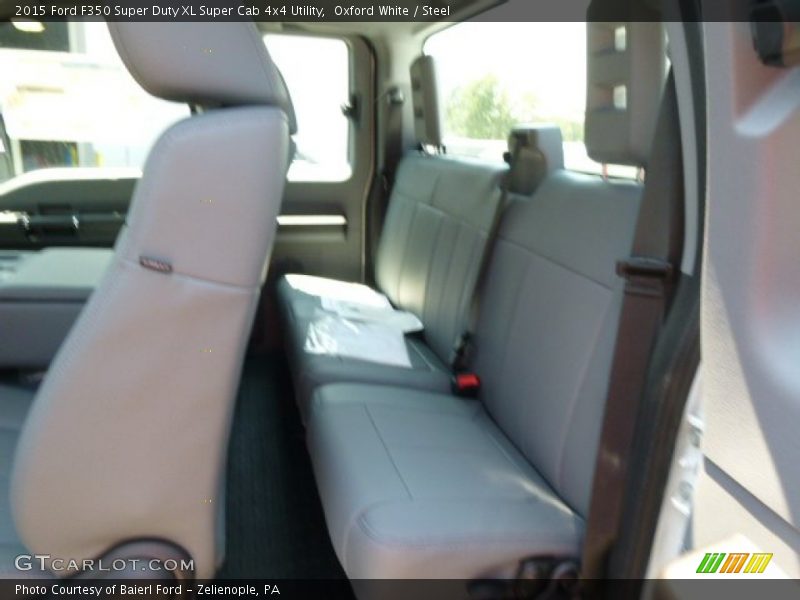 Oxford White / Steel 2015 Ford F350 Super Duty XL Super Cab 4x4 Utility