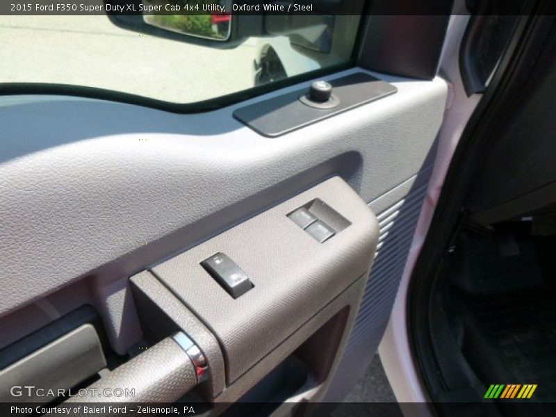 Oxford White / Steel 2015 Ford F350 Super Duty XL Super Cab 4x4 Utility