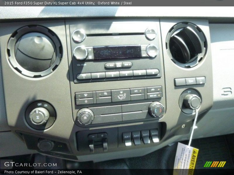 Oxford White / Steel 2015 Ford F350 Super Duty XL Super Cab 4x4 Utility