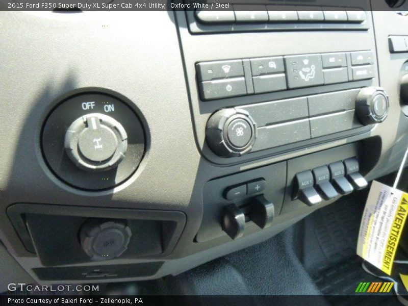 Oxford White / Steel 2015 Ford F350 Super Duty XL Super Cab 4x4 Utility