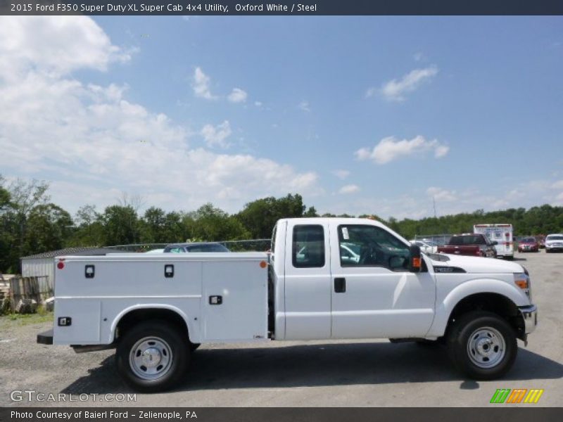 Oxford White / Steel 2015 Ford F350 Super Duty XL Super Cab 4x4 Utility