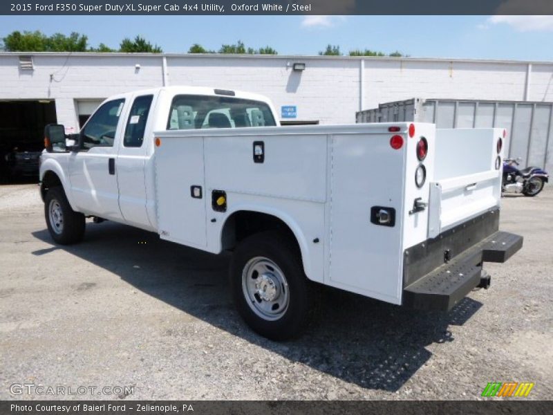 Oxford White / Steel 2015 Ford F350 Super Duty XL Super Cab 4x4 Utility