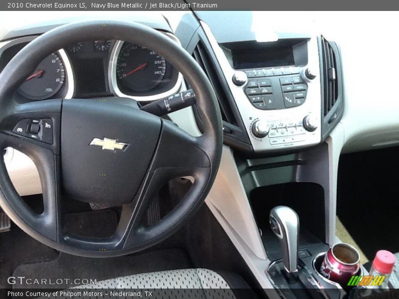 Navy Blue Metallic / Jet Black/Light Titanium 2010 Chevrolet Equinox LS