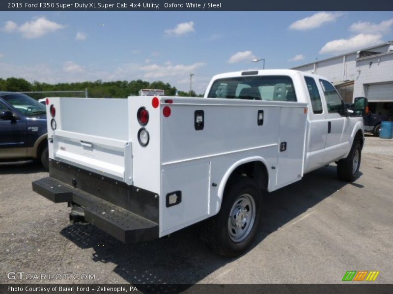 Oxford White / Steel 2015 Ford F350 Super Duty XL Super Cab 4x4 Utility