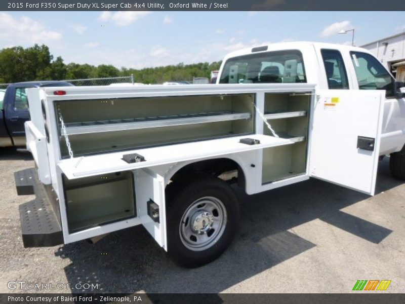 Oxford White / Steel 2015 Ford F350 Super Duty XL Super Cab 4x4 Utility