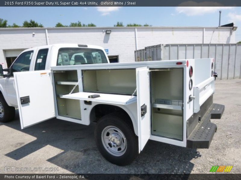 Oxford White / Steel 2015 Ford F350 Super Duty XL Super Cab 4x4 Utility
