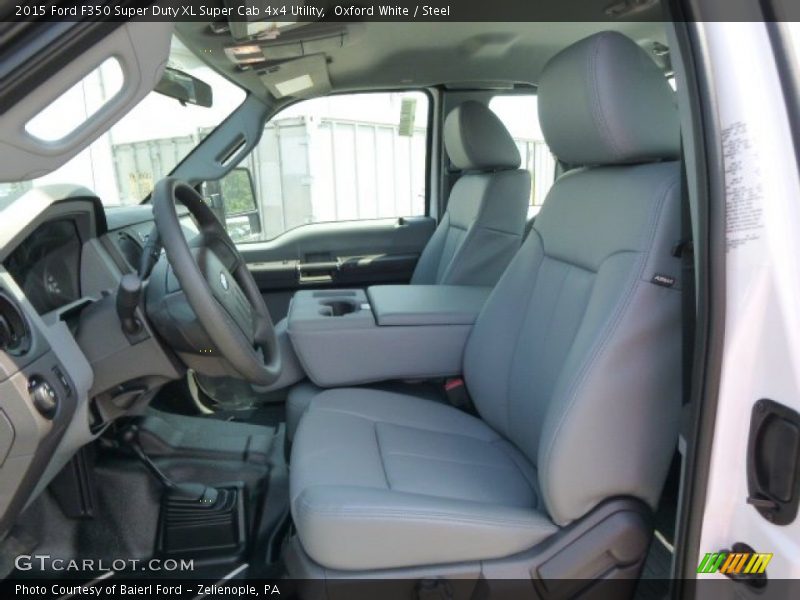 Oxford White / Steel 2015 Ford F350 Super Duty XL Super Cab 4x4 Utility
