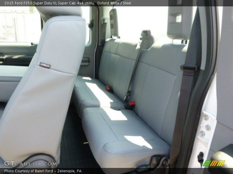 Oxford White / Steel 2015 Ford F350 Super Duty XL Super Cab 4x4 Utility