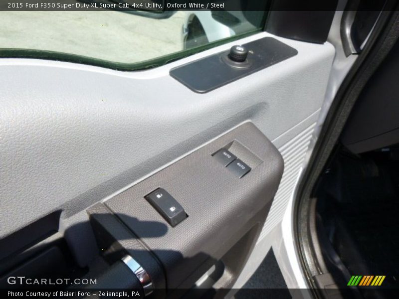 Oxford White / Steel 2015 Ford F350 Super Duty XL Super Cab 4x4 Utility