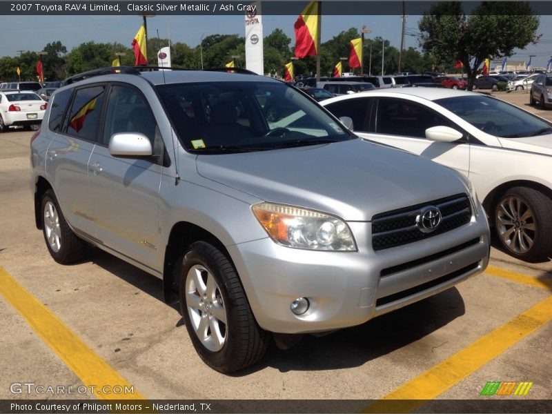 Classic Silver Metallic / Ash Gray 2007 Toyota RAV4 Limited