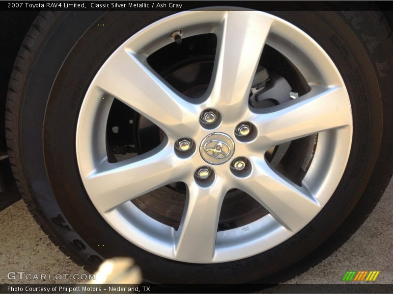 Classic Silver Metallic / Ash Gray 2007 Toyota RAV4 Limited