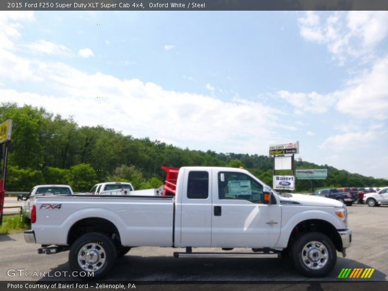 Oxford White / Steel 2015 Ford F250 Super Duty XLT Super Cab 4x4