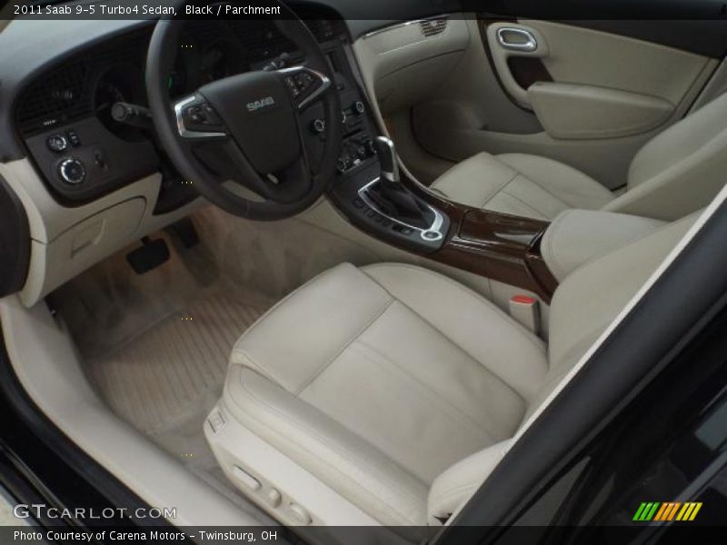 Black / Parchment 2011 Saab 9-5 Turbo4 Sedan