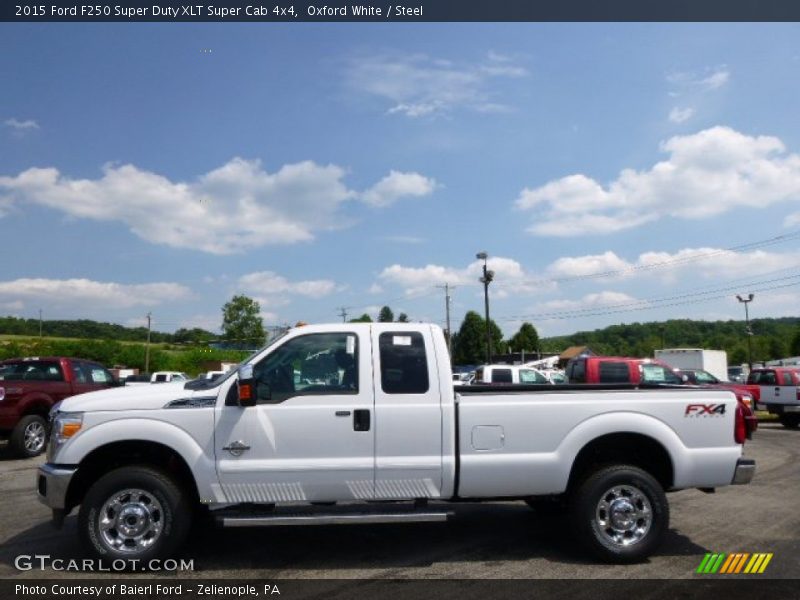 Oxford White / Steel 2015 Ford F250 Super Duty XLT Super Cab 4x4