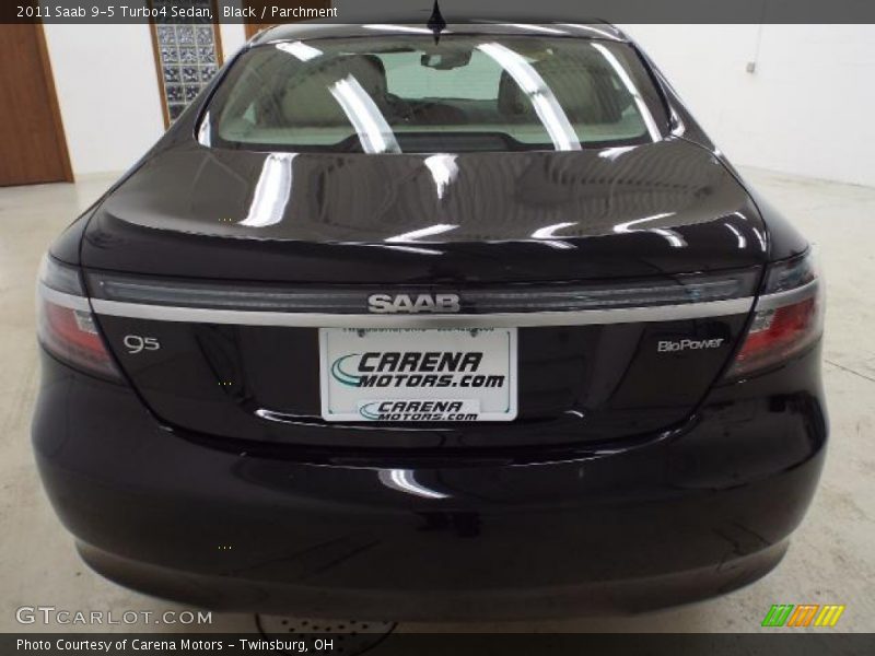 Black / Parchment 2011 Saab 9-5 Turbo4 Sedan